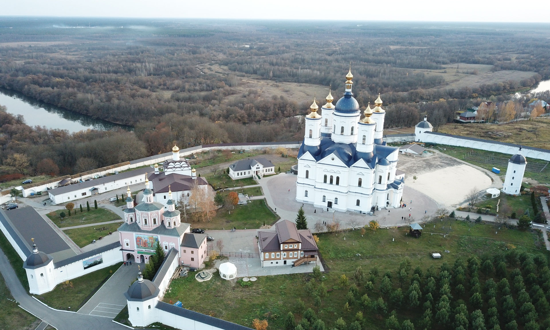 Свенский монастырь Брянск вид сверху